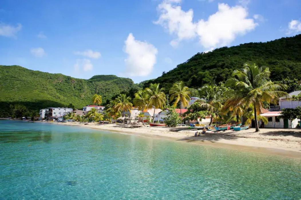 Bungalow Vanille Pacane Vue Mer avec Spa Privé Les Trois-Ilets Esterno foto