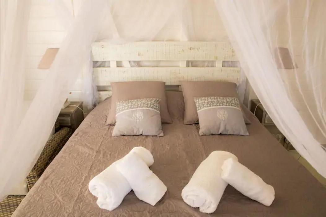 Bungalow Vanille Pacane Vue Mer avec Spa Privé Les Trois-Ilets Esterno foto