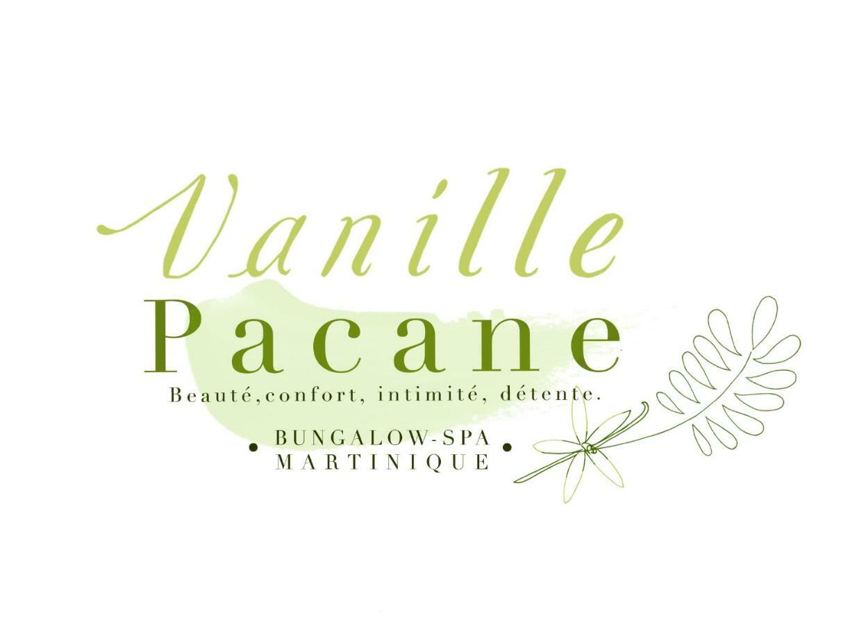 Bungalow Vanille Pacane Vue Mer avec Spa Privé Les Trois-Ilets Esterno foto